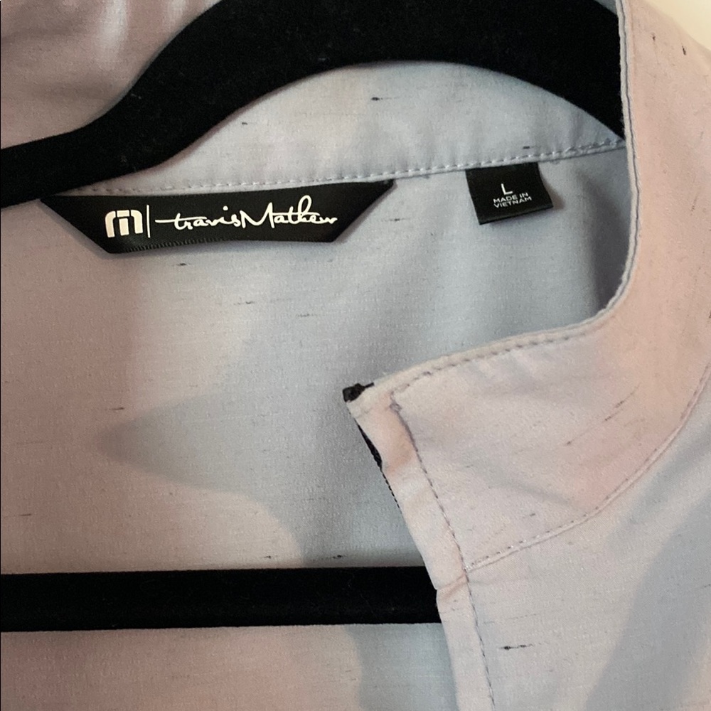 Travis Mathew Heathered Gray Shirt